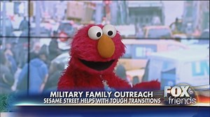 WATCH: Sesame Street's Elmo and Rosita joined 'Fox & Friends' with a special message for military families. http://bit.ly/1WOc4AE | Fox News