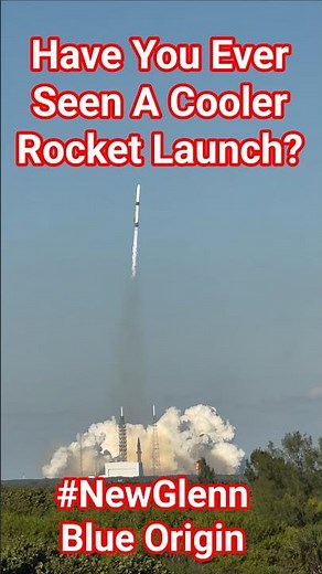 Is This The Coolest Rocket Launch Ever? Blue Origin New Glenn going to Mars!!!