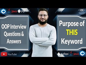 Purpose of This Keyword | OOP Interview Questions & Answers | Object Oriented Q/A (Hindi/Urdu)