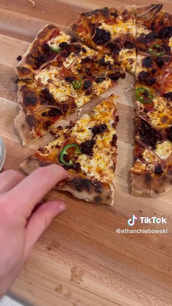 Spicy Chipotle Chorizo Pizza with Hot Honey | Pizza Recipe