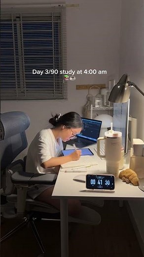 Studying at 4 AM for 90 Days STRAIGHT | (Day 3)
