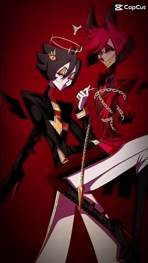 #hazbinhotel - Alastor and Azrael- Radio Demon and Angle of death-
