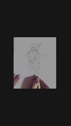 Santa Claus Sketching #shorts #youtubeshorts #ytshorts #yt #drawing #santaclausdrawing #art
