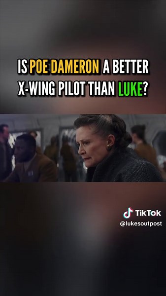 ¿Es Poe Dameron un mejor piloto de X-Wing que Luke Skywalker?