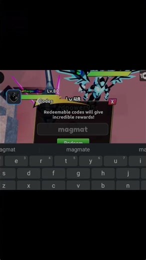 RBLX Catch a monster codes
