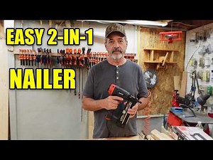 Harbor Freight BANKS 18 Gauge, 2-in-1 Nailer - Great for Beginners