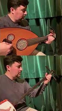 Shamisen and Oud playing Japanese Music! #shamisen #arabicoud #japanesemusic #worldmusic