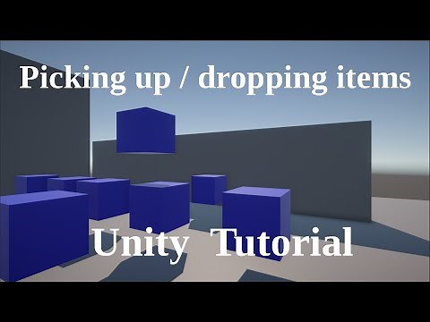 How to pick up / drop objects - Unity Tutorial