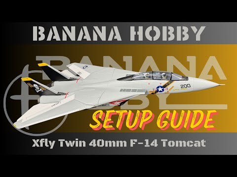 Xfly Twin 40mm F-14 Tomcat Elevon Setup Guide