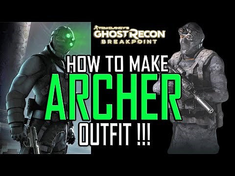 HOW TO MAKE ARCHER from Splinter Cell Conviction - Ghost Recon Breakpoint Outfit Guide