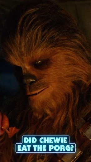 Did Chewie eat that porg?