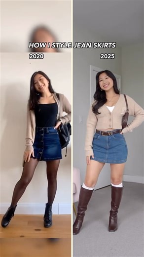 Vanessa | Which year wins? 💬 Comment “LINK” for outfit links 🔗 Follow for more outfit ideas 💡 2025: Skort: @amazonfashion Black Turtleneck + Red... | Instagram