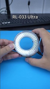 Relife RL-033 Ultra 105 LEDs Dual Zone Adjustable Brightness Microscope Ring Light