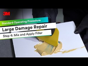 3M™ Tech Tips: Damaged Panel Repair Process Episode 4: Mix and Apply Filler