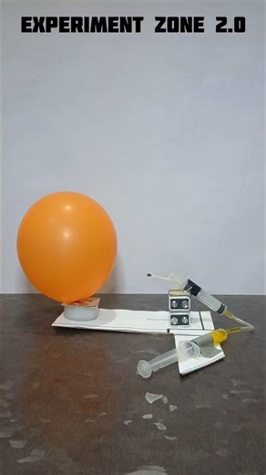 🔥 " Fire VS Balloon " Amazing Science Experiment #experiment #diy #art #facts #trendingshorts