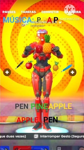 DANCINHA PPAP! - [FORTNITE] #short #fortnite