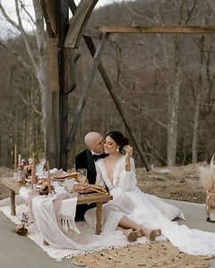 5.2K views · 38 reactions | Say “I do” to true love and Raven Rock mountain views. Drop a “❤️” for the Mr. and Mrs. in the comments!  Instagram.com/sheilanoltphotography Learn more about our rentals: linktr.ee/ravenrockmountain | Raven Rock Mountain | Facebook