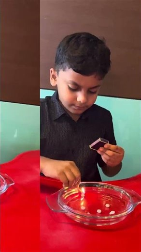 Fire on water? 😲Watch this amazing camphor experiment! 🔥💧