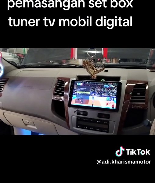 Pemasangan Set Box Tuner TV Digital untuk Mobil