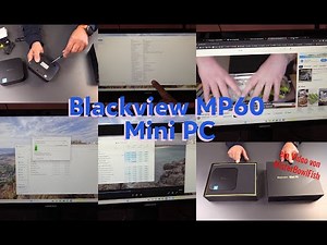 Blackview MP60 Mini PC Intel Twin Lake N150, 16GB, 512GB M.2 SSD + 2TB optional, Gigabit Ethernet ..