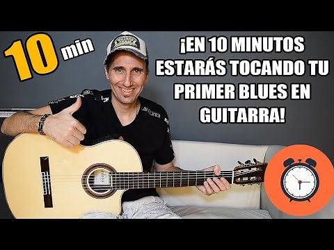 ¡Aprende como tocar BLUES en solo 10 minutos! El mejor tutorial de guitarra para principiantes