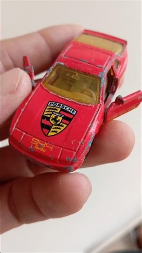 Porsche 944 Turbo matchbox toys vintage metal car toys