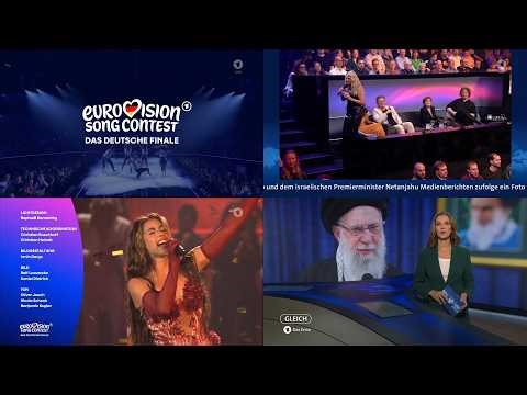 Das Erste - Beginn Das Deutsche Finale, Eilmeldungs-Einblendung & Promos nach Show, 28.02.2026
