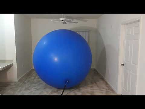 8' Chloroprene Balloon Inflation (Time-Lapse)