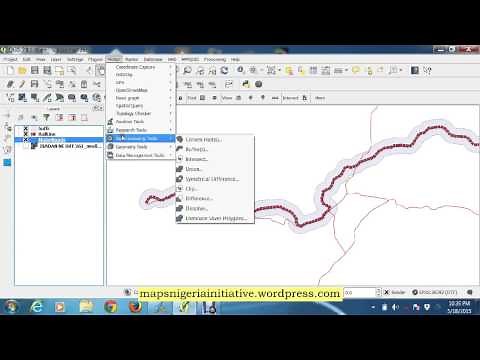 Intersect geoprocessing tool in QGIS