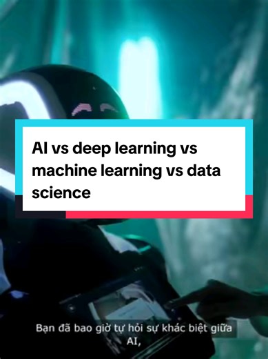 Sự khác biệt giữa AI vs deep learning vs machine learning vs data science#vietnamdatasummit #ai #datascience #data