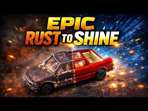 From Rust to Shine – Painting a Vintage Car Model