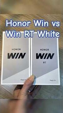 Honor Win vs Win RT White 指定赢