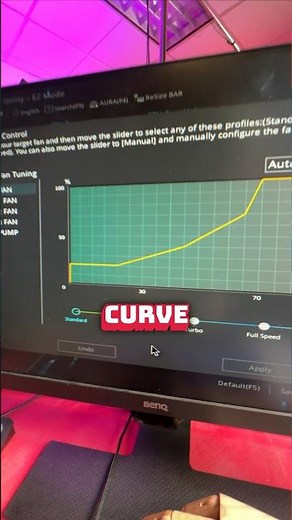 How to set your gaming PC fan curve #gamingpc #pcgaming #pcbuild