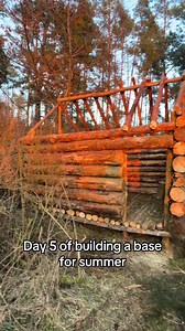 Next video this weekend✌️ #base #woodcabin #summer #fyp | base