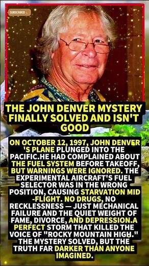 The John Denver Mystery Finally Solved And Isn't Good #Shorts #viral