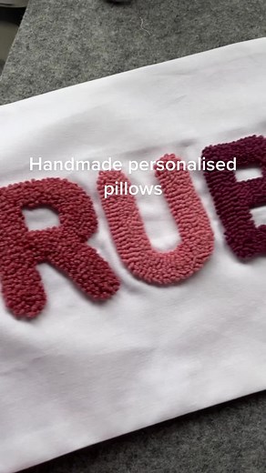 Customizable Handmade Personalised Pillows | Embroidered Sofa Pillow