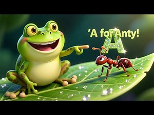 Learn ABCs with Frog 🐸✨ | Alphabet Song for Kids | Fun Preschool Educational Video