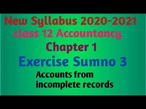 12th-Accountancy-Chapter1(Exercise sumno 3)