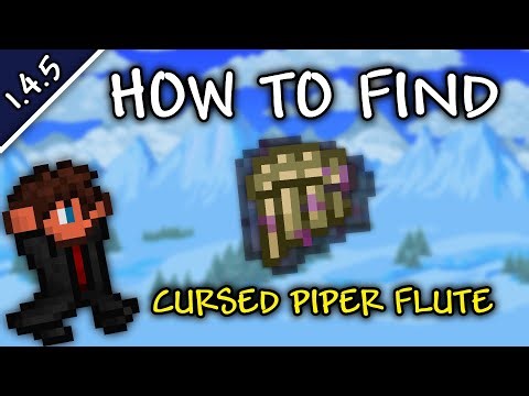 How To QUICKLY Find Cursed Piper Flute In Terraria 1.4.5.5 | Cursed Piper Flute Seed 1.4.5.5