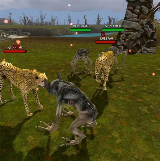 Vampire Bats 🦇 V's Angry Cheetahs 🐆 Wild Battle #gaming #simulator