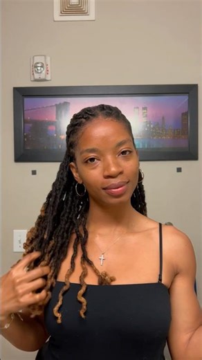 Half Up Half Down On Locs | Quick Loc Hairstyles