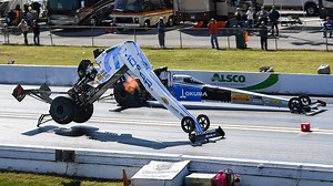 8M views · 107K reactions | Your pick for the No. 2 Most Memorable Moment of 2020 came at the #MidwestNats when Leah Pruett walked away from a wild crash. | NHRA | Facebook