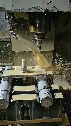 CNC Power! Watch This Automatic Drill Blast Through Solid Steel Like Butter