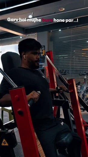 Garv hai mujhe bure hone par…. #gym #motivation #gymexercises #edit #instadp #wheyprotein #superfit