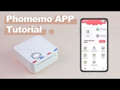 Phomemo APP Tutorial | How to Use M02S Pocket Printer & Phomemo APP | Setpbystep Instruction Manual