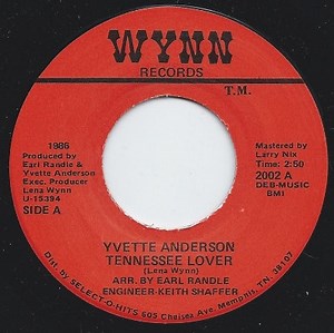 Yvette Anderson - Tennessee Lover / Forever In Your Arms