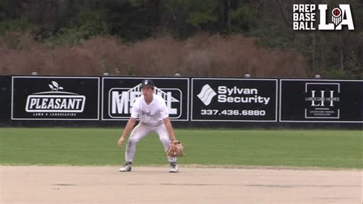 2028 MIF Kannon Keiser (Sam Houston HS) took one of the better rounds of infield on the weekend. Clean glove-to-hand transfer with a quick release. Accurate across with every throw from different arm slots. Switch-hitter with a G2G line drive approach. High motor and high IQ. #BeSeen @prepbaseball | Prep Baseball Report Louisiana