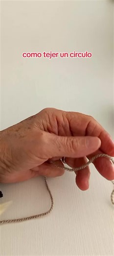 Como tejer un círculo a crochet #tutorial #prendas #crochet #crochettiktok #tejido #ideas #hechoamano #parati #regalo #lana #crochetera #ganchillo #circulo