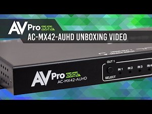 4x2 Matrix Switcher 4K60 (4:4:4) - Unboxing Video