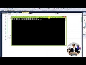 สอน Visual Basic .NET พื้นฐาน 1. เริ่มต้นเขียนโปรแกรมแรก Hello World Program